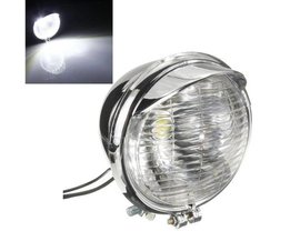 Scheinwerfer Motorrad-Universal-25 LEDs Mit Chrom-Gehäuse