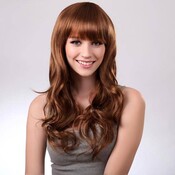 Damen-Perücke Curly Punkte