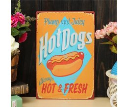 PEGBOARD Mit Text Über Hotdog