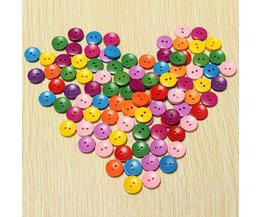 Holz Buttons Farbige Holz Buttons Farbige