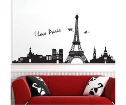 Wand-Aufkleber Paris Mit Eiffelturm