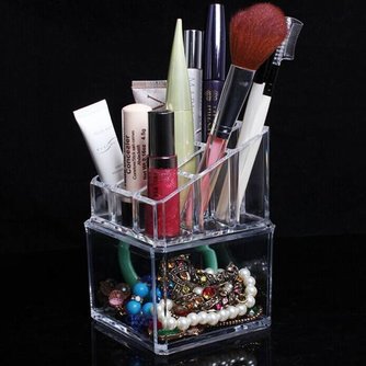 Durchlässiger MakeUp Organizer