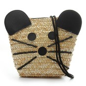 Wicker Tasche Mit Maus Bild