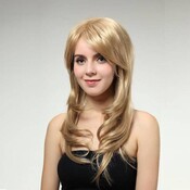 Von Blonde Perücke Kunststoff