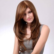 Brown Synthetische Perücke Für Frauen