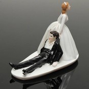 Lustige Hochzeitstorte Topper