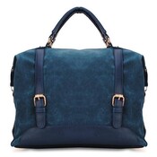 Große Schultertasche PU Nubukleder Große Schultertasche PU Nubukleder