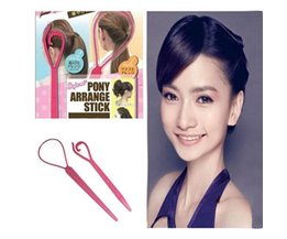 Welt Werkzeuge Recht Machen Ponytail 2 Stück