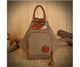 Trendy Rucksack Leinwand Frau Mann