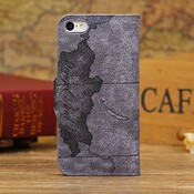 Mappen-Kasten Mit Weltkarte Für IPhone 5C