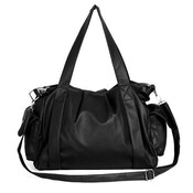 Große Schultertasche Schwarz