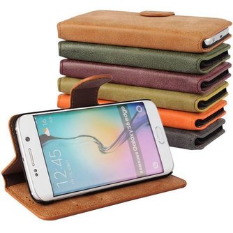 Ledertasche Für Samsung Galaxy S6 Edge-G9250