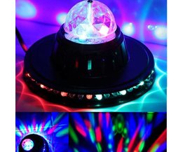 Disco-Kugel Mit LED-Leuchten Und Rotary