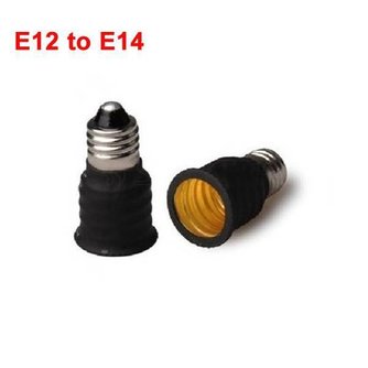 Adapter E12 Bis E14 LED Sockel