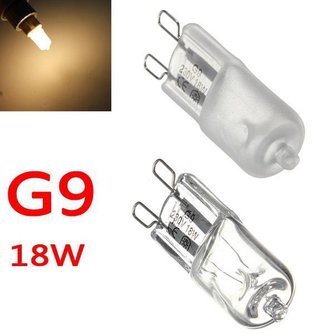 Halogen Transparent Oder Mat G9 18W 220-240V