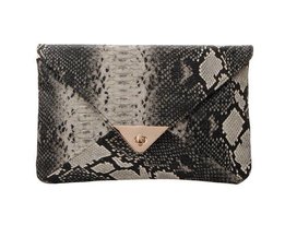 Clutch-Bag Snake Print