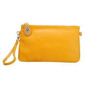 Yellow Leder Clutch