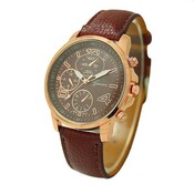 Unisex-Uhr-Quarz Mit Rose-Gold Farbiger Gehäuse