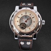 Analog Herrenuhr Mit Stilvollen Lederband