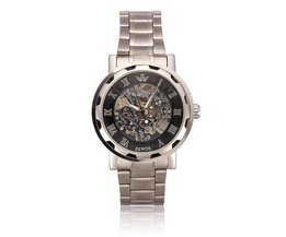 Sewor Skeleton Uhr Der Männer Mit Römischen Ziffern