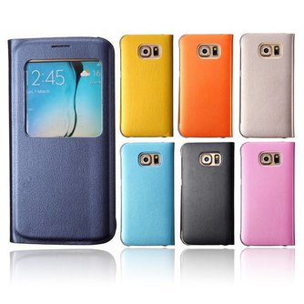 Leder-Telefon-Kasten Für Samsung-Galaxie S6 Rand