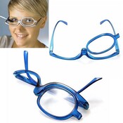 Blau Make-Up Brille Blau Make-Up Brille