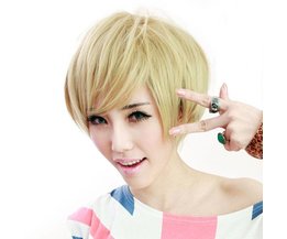 Kurze Blonde Perücke Kurze Blonde Perücke