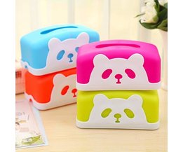 Tissue Box-Halter Mit Panda-Entwurfs