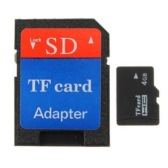 4GB Micro SD TF Inklusive Adapter