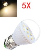 Warm White-LED-Lampe 2.5W 5 Stück