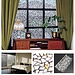 Scroll Fensteraufkleber Mit Mosaik-Muster