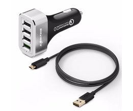 USB-Auto-Adapter 4 Ports