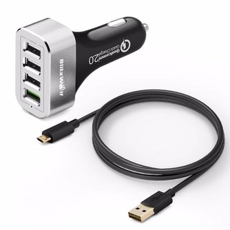 USB-Auto-Adapter 4 Ports