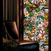 Fensteraufkleber Mit Blumen