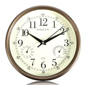 Vintage-Uhr Mit Thermometer Und Hygrometer