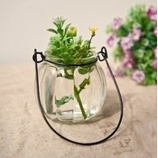 Kerzenhalter Aus Glas Hängend