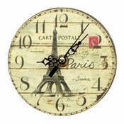 Retro Uhr Mit Eiffelturm