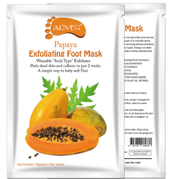 AL’iver Exfoliating Baby Foot Mask Papaya (Set)