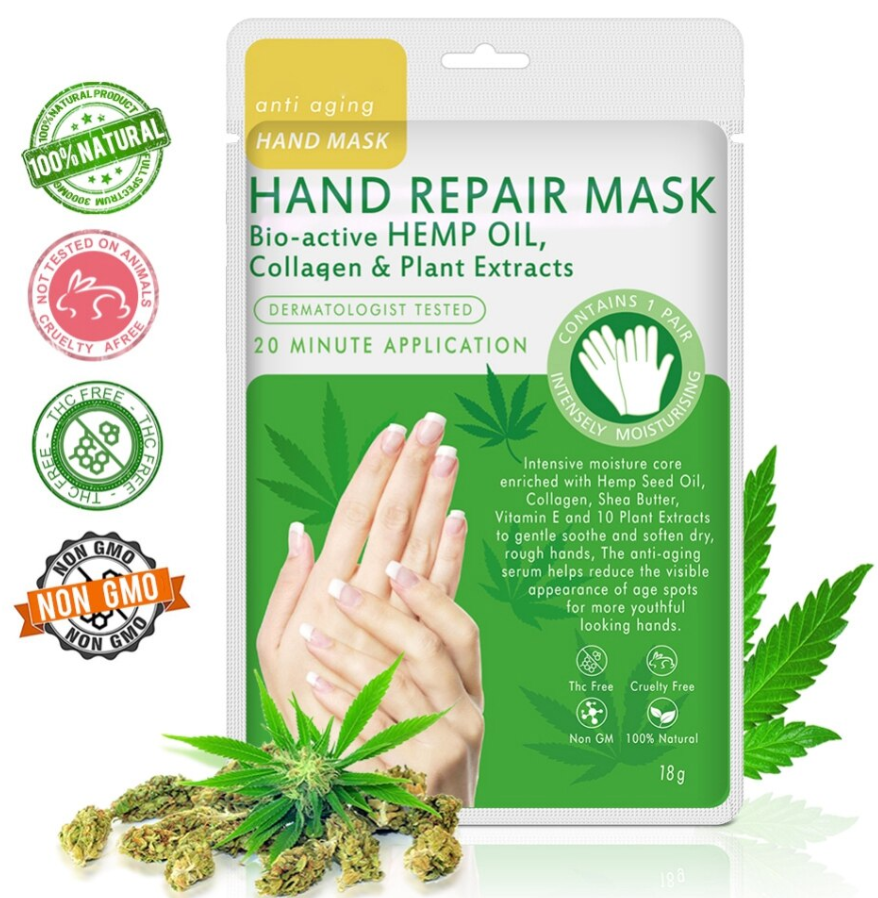 Hand Repair Mask Bio-Active HEMP Oil