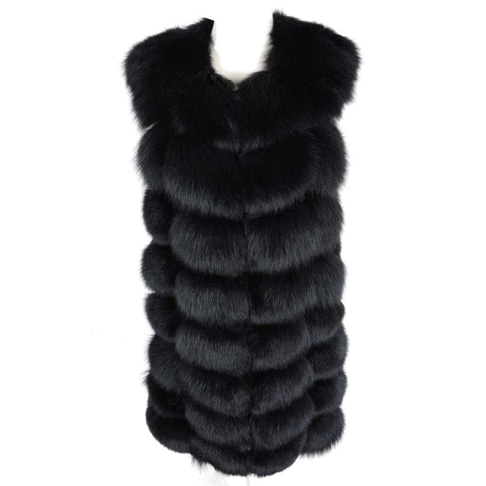 fur gilet jacket