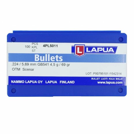 Lapua Lapua Scenar Bullets .223 69gr
