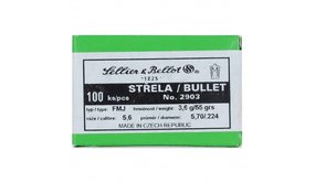 Sellier & Bellot Sellier & Bellot kogelkoppen Kal. .223, 55gr Sellier & Bellot Sellier & Bellot kogelkoppen Kal. .223, 55gr