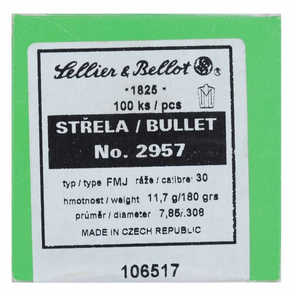 Sellier & Bellot Sellier & Bellot kogelkoppen Kal. .308 180gr