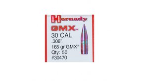 Hornady Kogelkoppen Hornady .30 GMX 165 grain .308 Hornady Kogelkoppen Hornady .30 GMX 165 grain .308