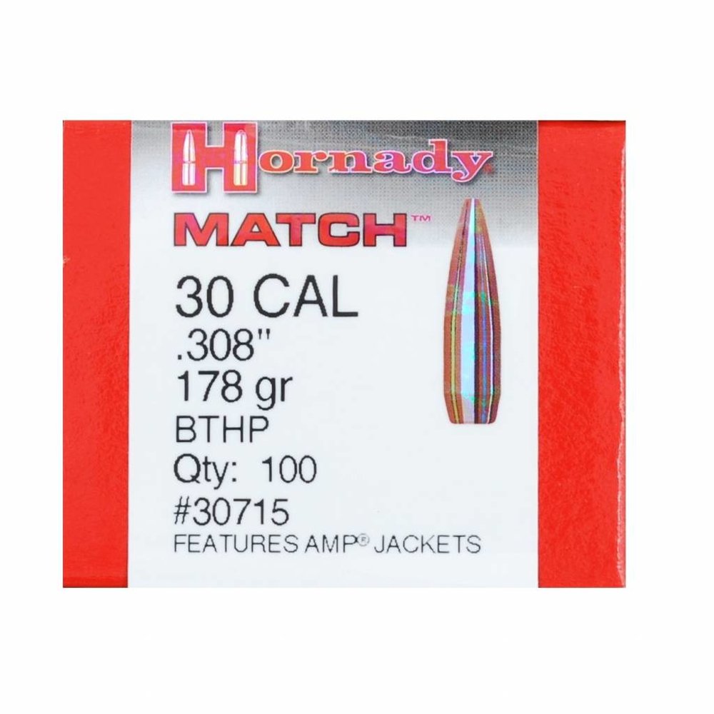 Hornady Bullets Hornady .30 HPBT Match 178 grain 30715