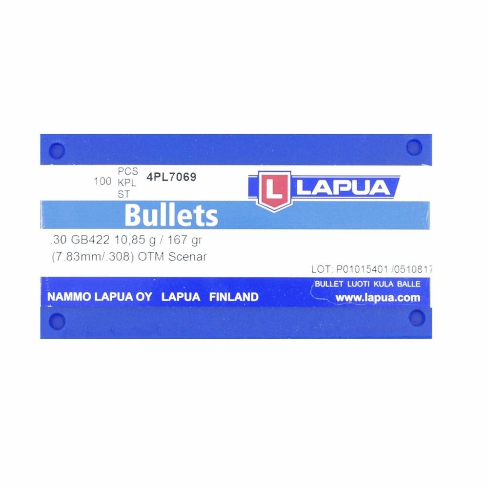 Lapua  Lapua Scenar .308 - 167 grain kogelkoppen