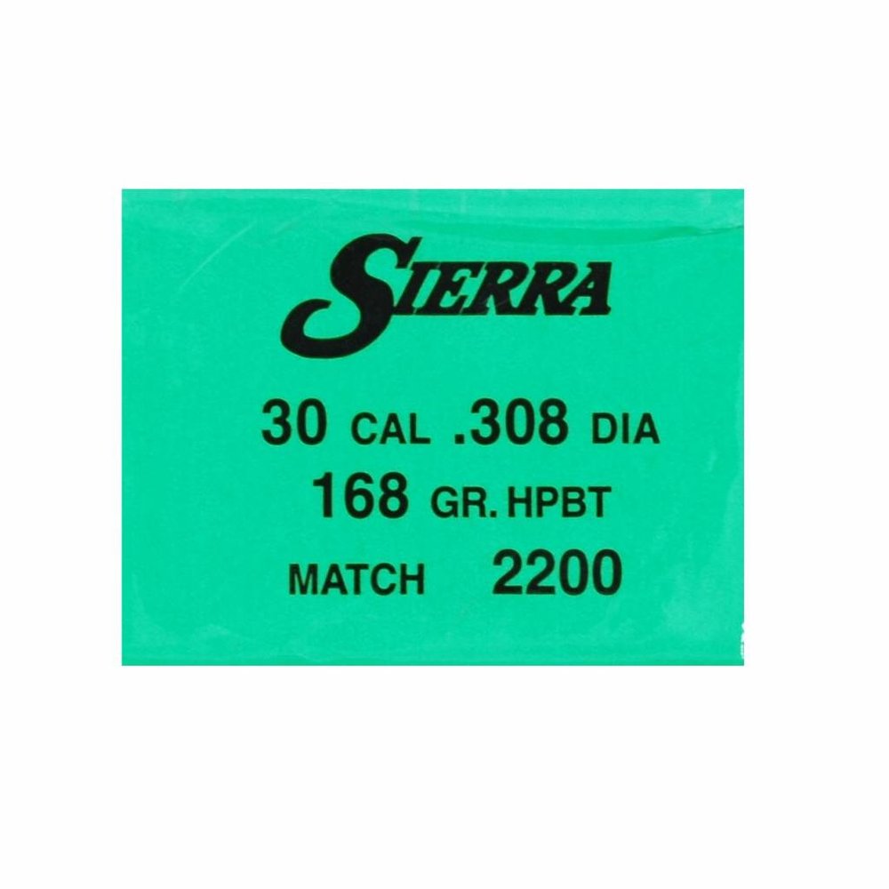 Sierra Bullets Sierra MatchKing .308 HPBT 168 grain 2200