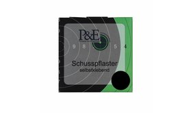 P&E P&E Schotplakkers 15mm Zwart