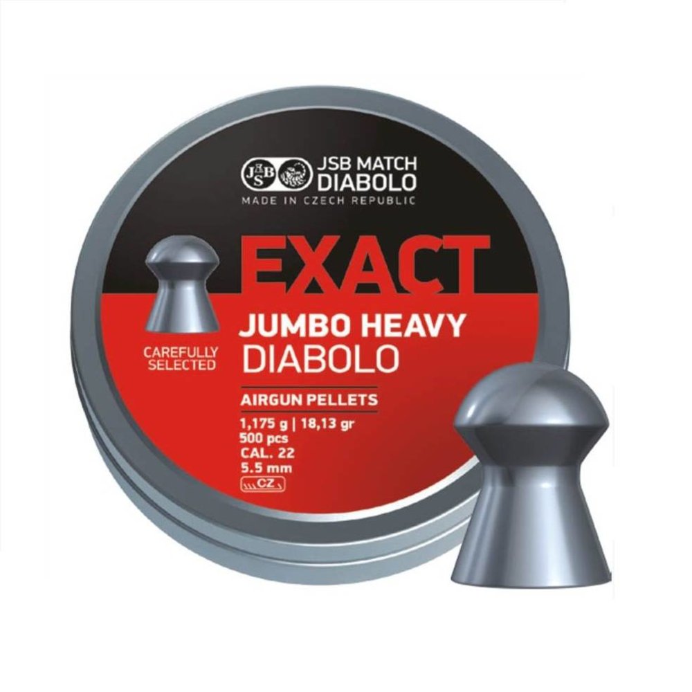 JSB  JSB Exact Jumbo Heavy Diabolo 5,52mm 18,13gr