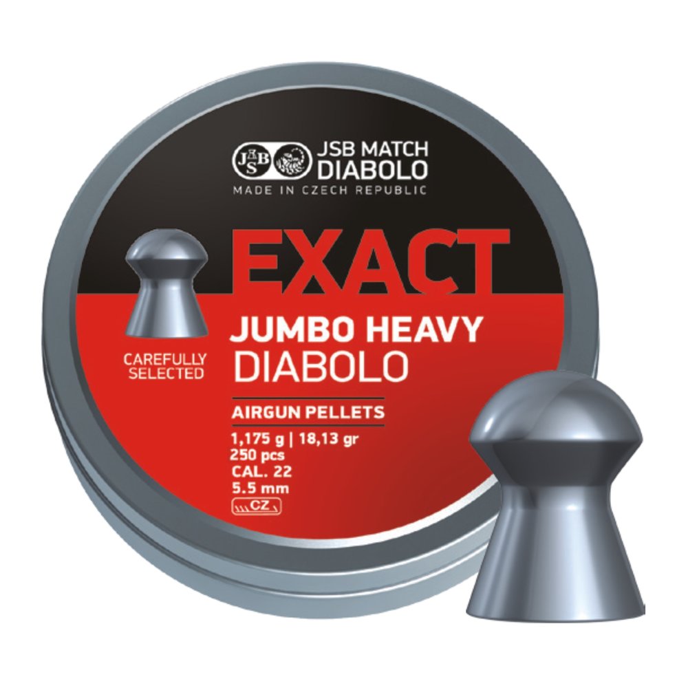 JSB  JSB Exact Diabolo Jumbo Heavy 5.5mm 18.13gr (250st)